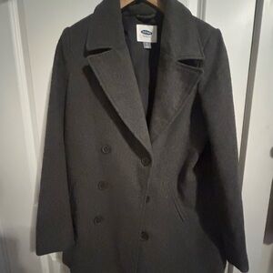 Old Navy Dark Gray Women's Pea Coat
